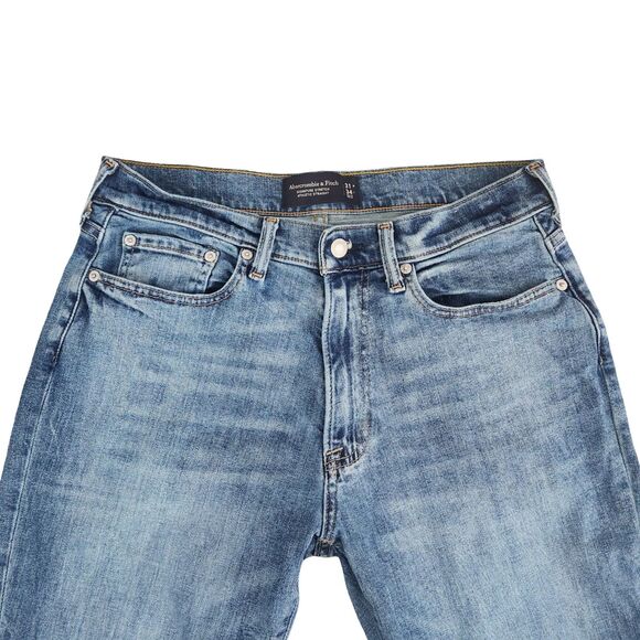 Abercrombie & Fitch Athletic Straight Jeans Stretch Denim – Men’s 31x28.5 Hemmed - Picture 2 of 9